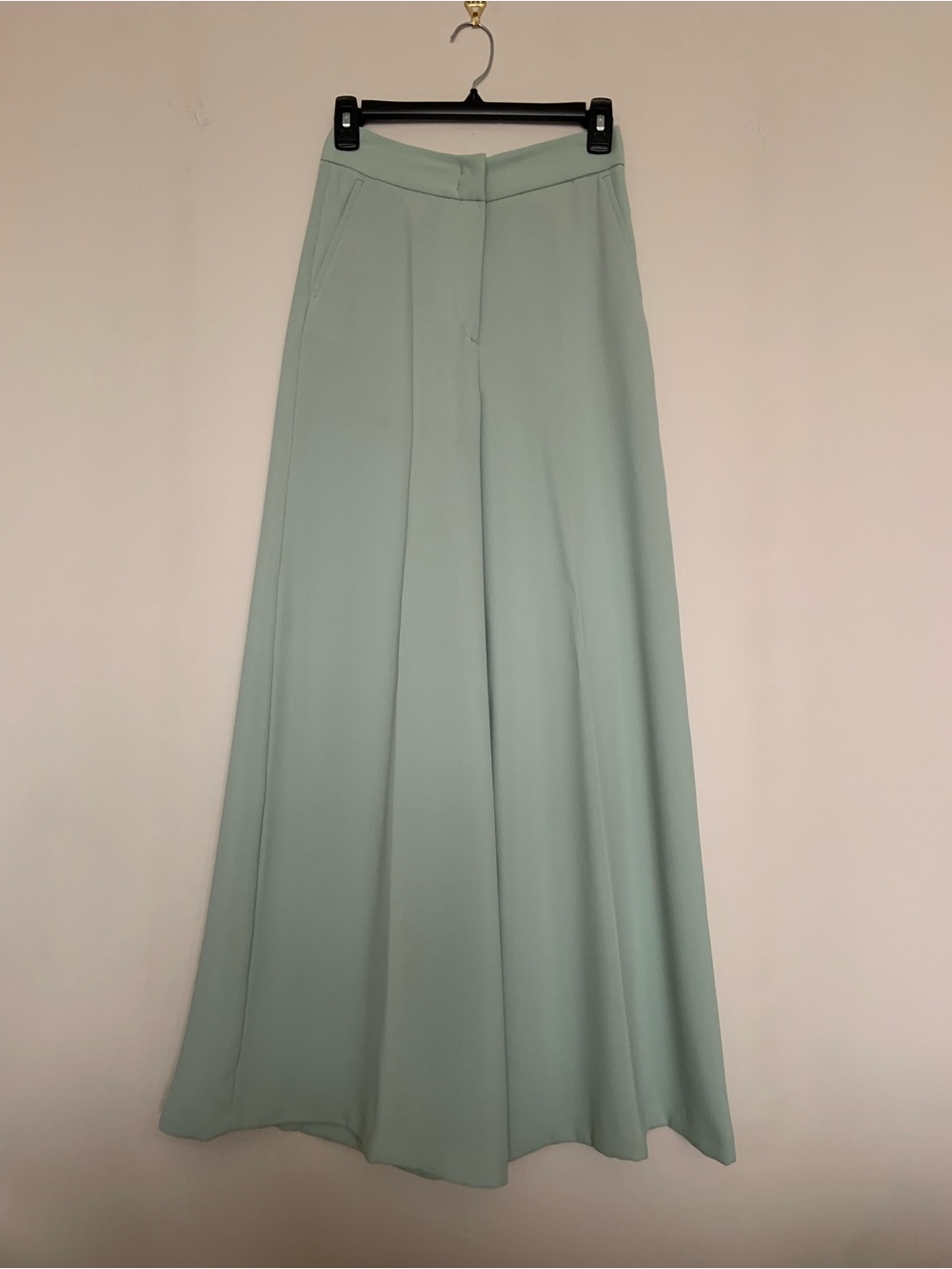 Zara mint green maxi skirt